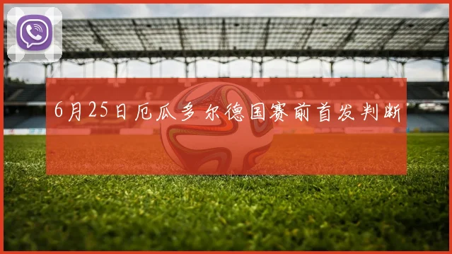 6月25日厄瓜多尔德国赛前首发判断
